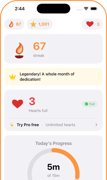 Bhol app: build a habit